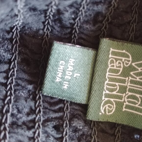 Wild Fable Black Eyelet Dress L - Picture 3 of 5